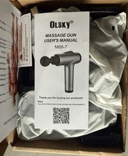 Pistola de masaje de tejido profundo, masajeador muscular