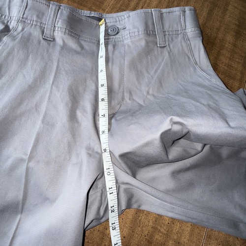 Lee Men's Extreme Motion Chino Shorts Straight Fit Grey Size 28 - Picture 9 of 11