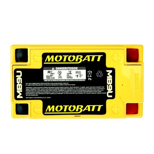 MotoBatt AGM Battery 1974-78 Harley Davidson SS 175 SX 175 1975-78 SS 250 SX 250 - Picture 3 of 3