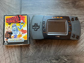 Atari Lynx II System Handheld Console with Game - Tested/Works!