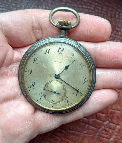 Antique Pleiade Brevet Pocket Watch Niello - Picture 10 of 10