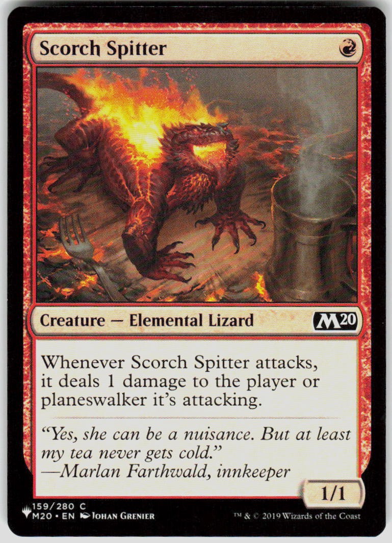 Scorch Spitter 159 Core Set 2020 Magic the Gathering MTG