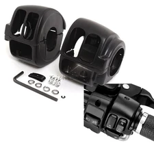 Aluminum Handlebar Hand Control Switch Housing Covers For Harley Dyna Softail