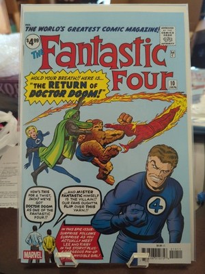 Fantastic Four #10 Facsimile Edition Cover Jack Kirby (2025) (New)