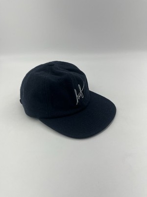 HUF Worldwide Men's Navy Blue Flat Brim Cap