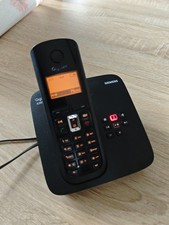 Gigaset A585 Schnurloses Telefon mit Anrufbeantworter, Schwarz