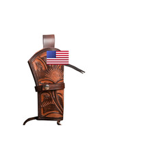 Hulara Leather Western Gun Holster Heritage Rough Rider .Colt Saa Ruger