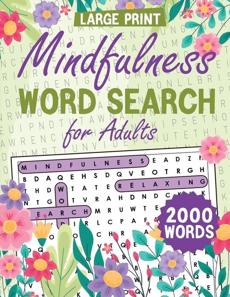 Mindfulness Word Search For Adults Large Print | Laura Bidden | Taschenbuch-image