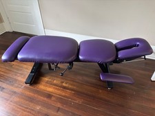 Purple ErgoBasic Chiropractic Adjusting Table with Pelvic Drop