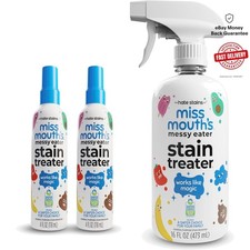All-Natural 4oz  16oz Stain Remover Bundle - Powerful, Family-Safe Cleaning