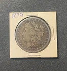 1879 Morgan Silver Dollar - 90% Silver - Very Nice US $1 Coin (MM00116)