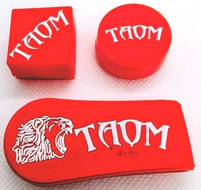 TAOM ''MAX DUO'' ROTER MAGNETISCHER GUMMI-KREIDEHALTER MIT KOSTENLOSEM VERSAND