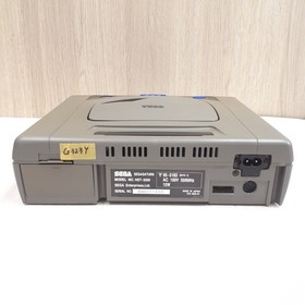 SEGA SATURN CONSOLE Japan Gray bundle with 2 controllers & 8 games tested NTSC-J