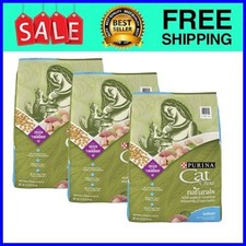 Purina Cat Chow Naturals, Indoor Dry Cat Food, Chicken Turkey, 13 lb Bag,3pack