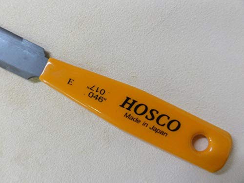 HOSCO Luthiers Tools Nut Groove File Set of 3 for Electric Guitars TL-NF3E - Afbeelding 6 van 6