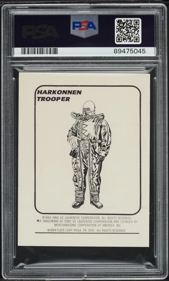 1984 Fleer Dune Stickers That Floating Fat Man #26 PSA 10- POP 1 - Image 2 of 2