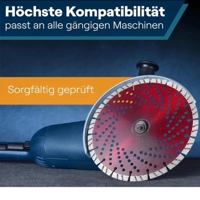 9"/ 230Mm Diamond Dry Cutting Disc Angle Grinder Saw Cutter Blade Stone Masonry