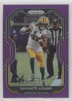 2020 Panini Prizm Purple Prizm 29/125 Davante Adams #205 2jg