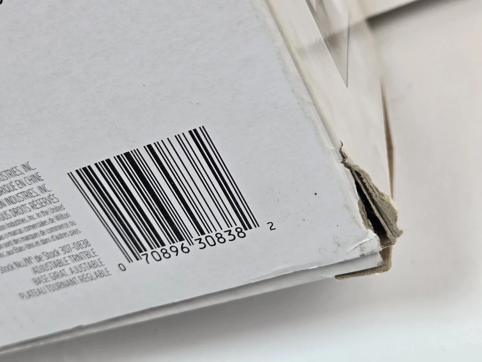 Wilton 高低装饰蛋糕转盘/支架展示 全新带盒 免运费  — 第 4/4 张图片