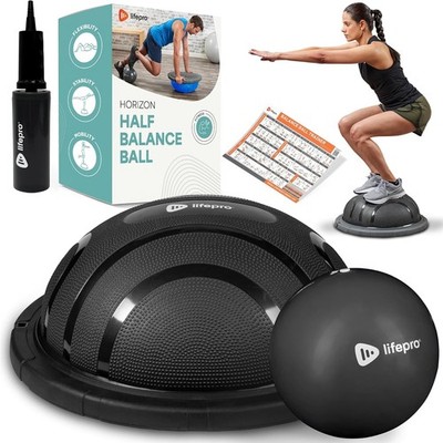 Horizon Half Balance Ball Trainer with 440 lb Capacity | Stability Ball for H...