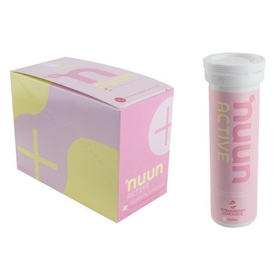 Nuun Electrolyte Active Drink Tabs Electrolyte Active Strawbery Lemonade Bxof8