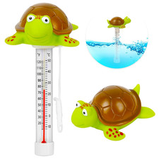 XY-WQ Floating Pool Thermometer Turtle Design   Large Size, Easy-to-Read Water