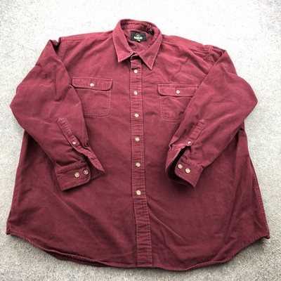 RedHead Shirt Mens 2XL Red Flannel Long Sleeve Button Up Pockets Casual Outdoor