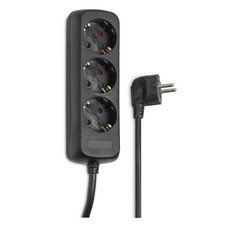 Hama - Ciabatta elettrica 3 posti con sicurezza bimbi, 5 m, colore: Nero v9Pw