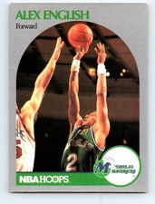 #407 1990-91 Hoops Alex English Dallas Mavericks
