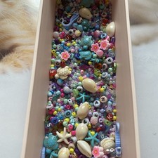 Perlen Konfetti Blue Ocean  Ein Scoop 1,00 