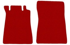 FRONT Fußmatten, Automatten für Mercedes C cl W202 S202 1993-2001, Rot x14 Rand