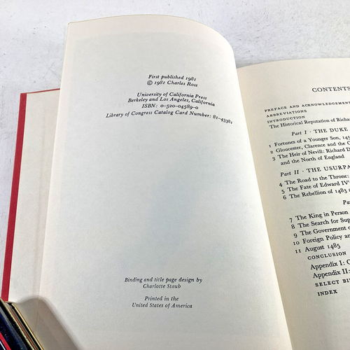 Richard III by Charles Ross University of California 1981 HC Good - Picture 9 of 9