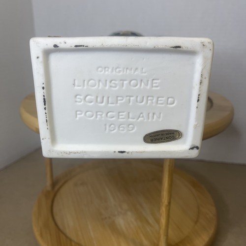 Vintage Lionstone Whiskey Decanter CASUAL INDIAN 1969 Sculptured Porcelain - 第 11/14 張圖片