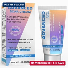 Silicone Scar Cream Scar Gel - Advanced Scar Treatment Keloid Bump Removal for S