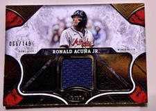 Topps Tier One Relics Ronald Acuña Jr. Memorabilia /149 Braves T1R-RA 2025
