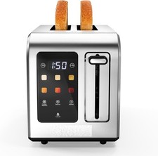 2-Slice Toaster Stainless Steel Touchscreen Digital Timer 925W