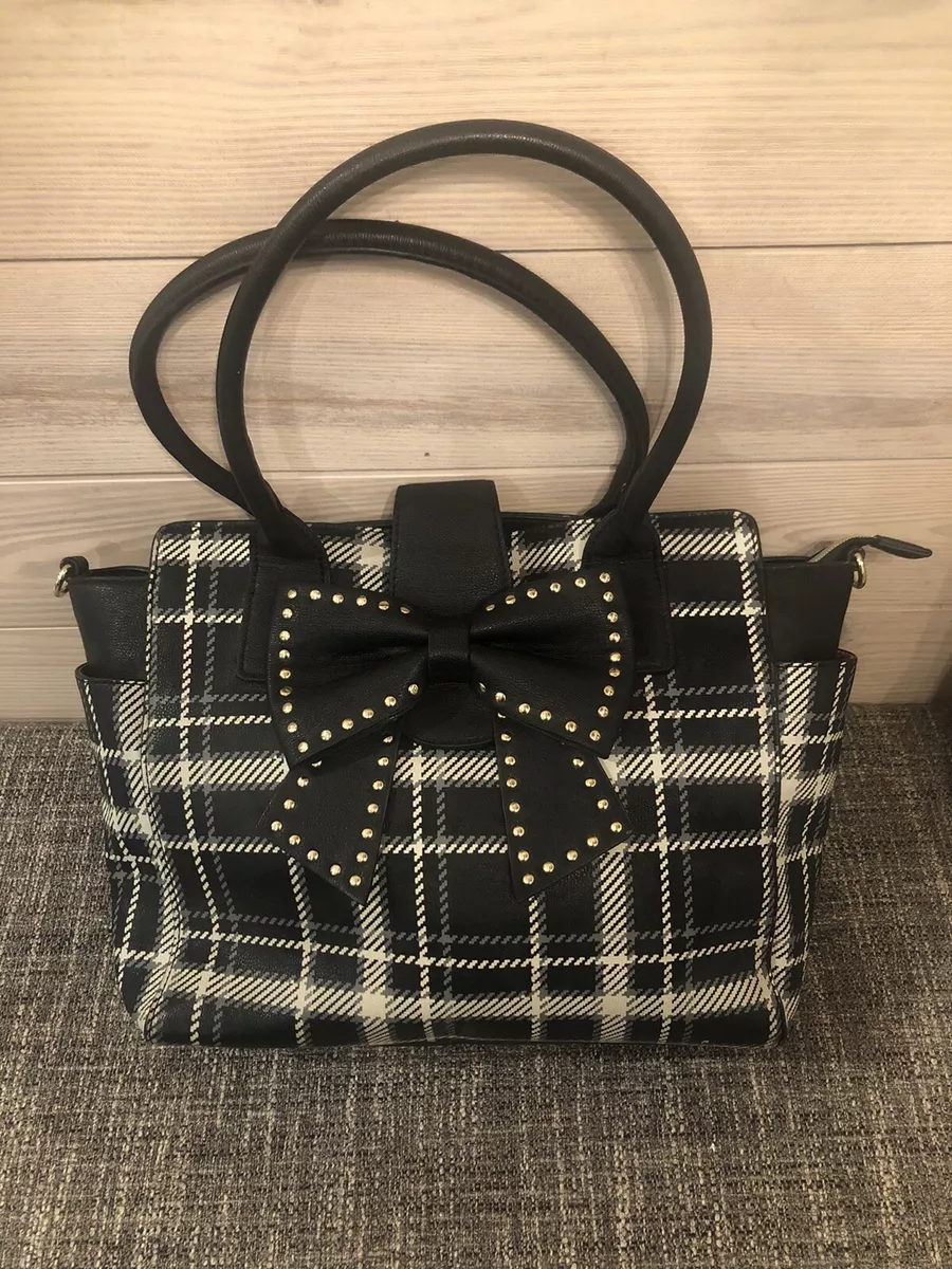 Betsey johnson bow tote sale