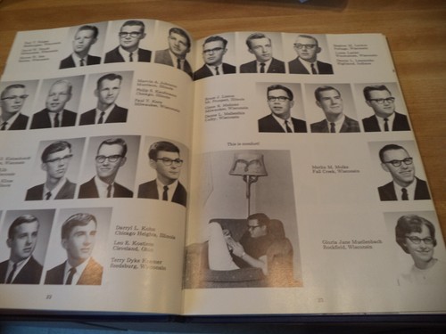 1966 Concordia Lutheran High School & College blau & weiß Jahrbuch Milwaukee WI - Bild 15 von 23