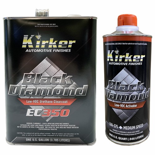 Kirker Black Diamond Low VOC Clear Coat – 1 Gallon EC350 + Slow Speed Activator - View #4