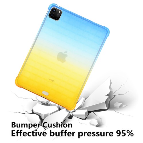 For iPad 9th Gen 10.2"/Pro 11"/Air/mini Case Shockproof Gradient Soft TPU Cover - Picture 23 of 38