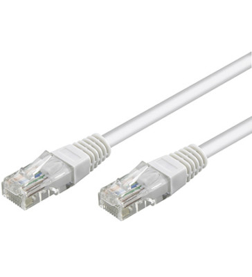50m CAT.5e Gigabit Patchkabel FTP weiß Netzwerkkabel