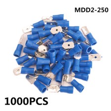 16-14AWG Male Insulated Spade Electrical Wire Crimp Terminal Connector 1000PCS
