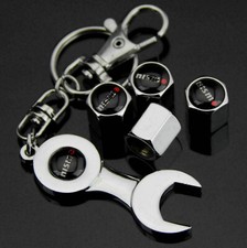 New Jdm Tirewheel Stem Air Valve Caps Coverwrench Key Ring Keychain New Jdm Tirewheel Stem Air Valve Caps Coverwrench Key Ring Keychain