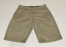 Volcom Frickin' Modern Chino Shorts Mens 30 Inseam 10 Inches Khaki