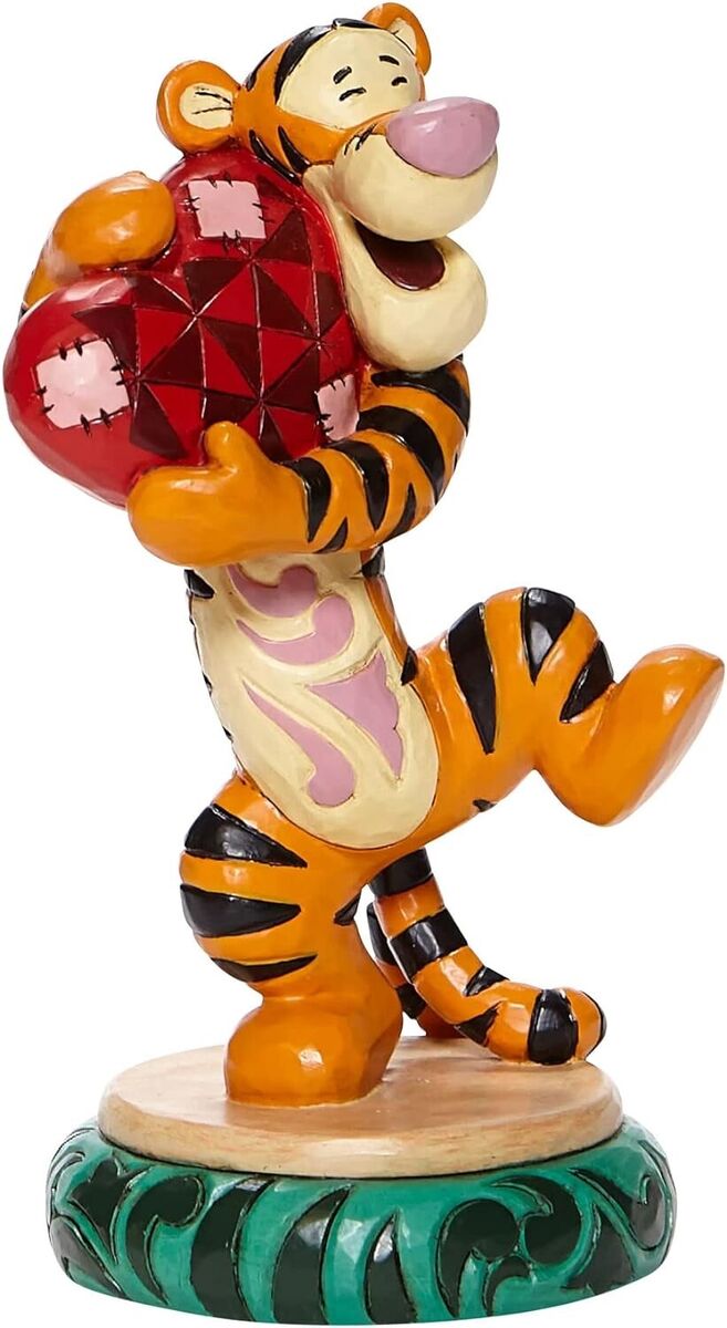 Jim Shore Disney Traditions Winnie Pooh Tigger Holding Heart Jim Shore Disney Traditions Winnie Pooh Tigger Holding Heart