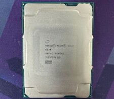 Intel Xeon Gold 6334 LGA-4189 2S CPU Processor 3.60 - 3.70GHz 8-Core 18MB 165W