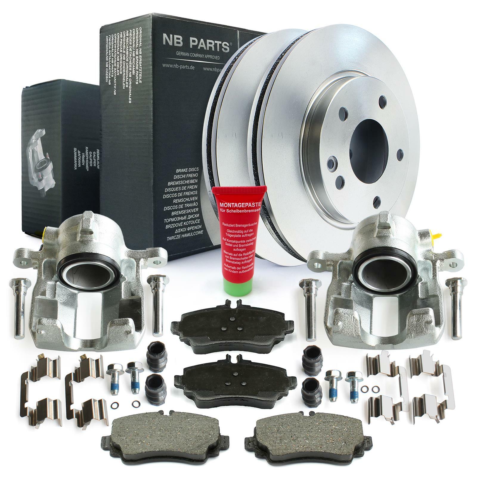 Brake Calipers Brake Discs Brake Pads Front for Mercedes-Benz A-Class W168 A140