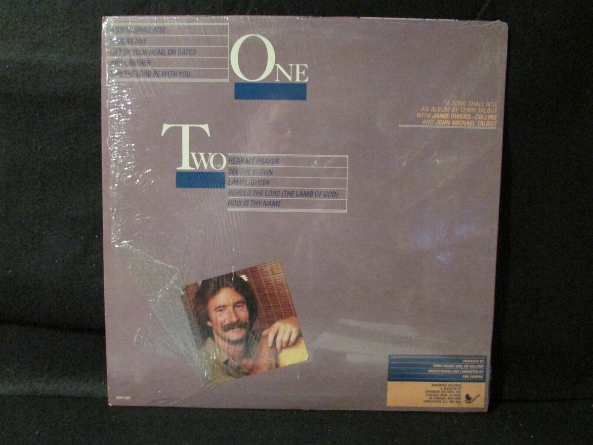 TERRY TALBOT A Song Shall Rise 1981 VINYL LP Birdwing 2028 w
