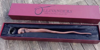 Olivanders Eiche 7 Zauberstab 14,5'' Schlange Schlange Schädel World of Harry Potter