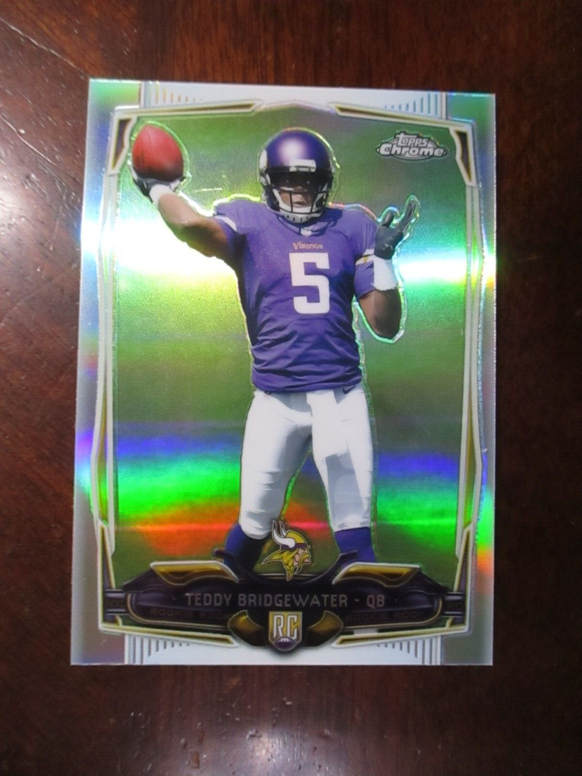 2014 Teddy Bridgewater Topps Chrome Refractor   #173 RC  NM-M